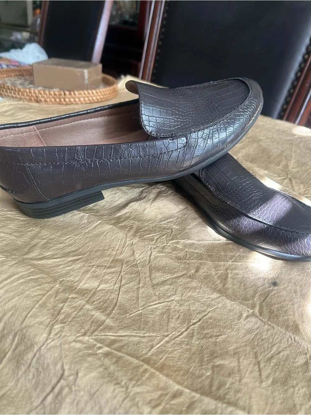 LifeStride Simply Comfort Women's Slip-On Loafers Brown Size 9.5 Medium M US